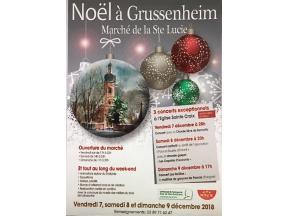 Affiche marché de Noël 2018