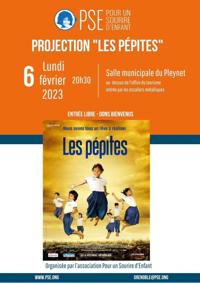 Affiche projection Les Pépites Le Haut Breda février 2023